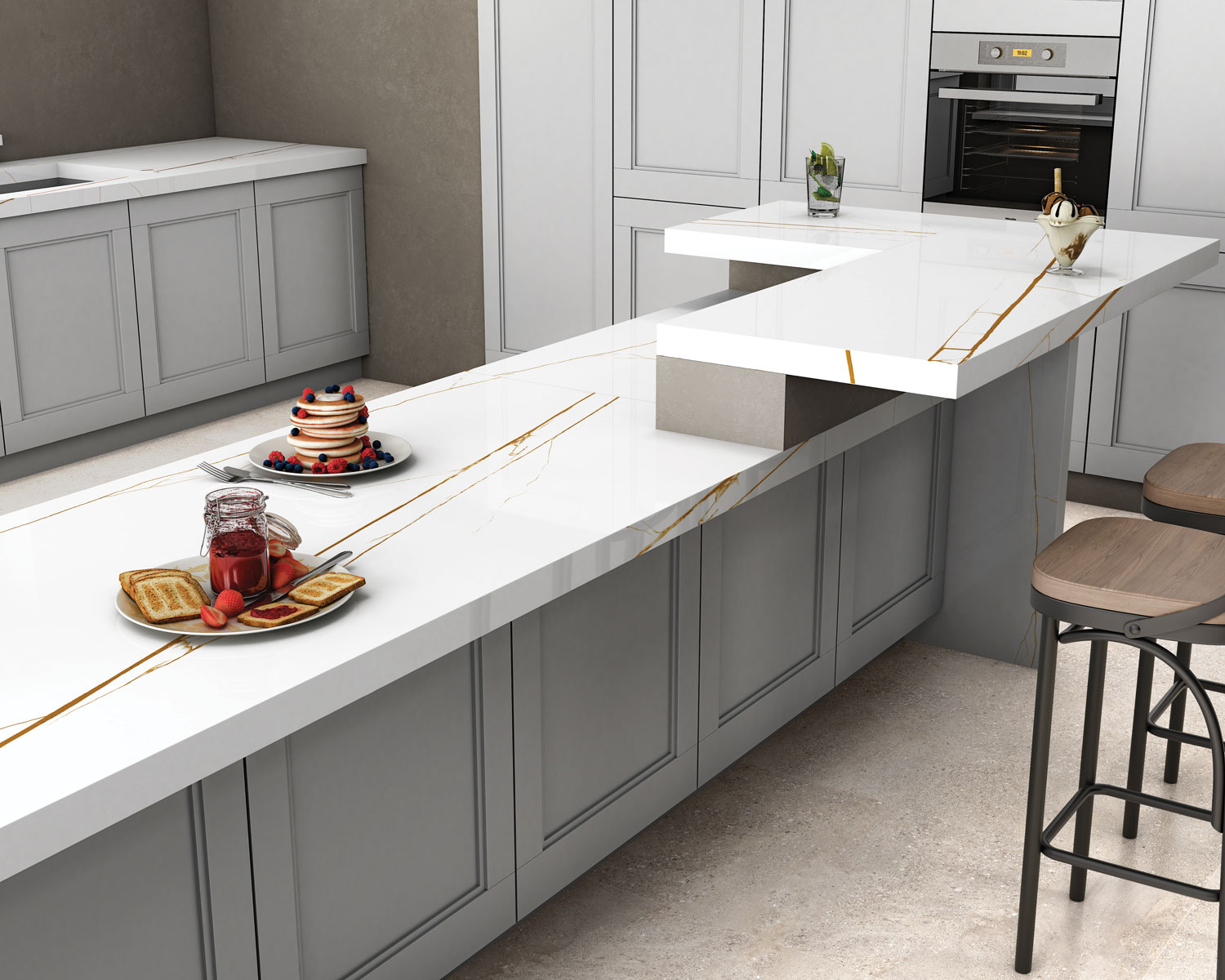 GRUM GREY Polished 240x80 Staro фото 13