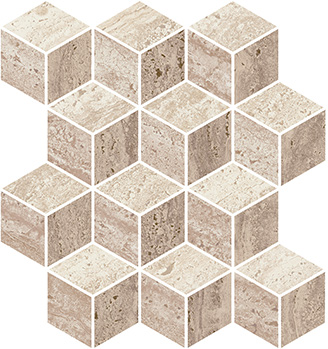 KMD2MSM019BR Декор Про Травертин мозаичный микс матовый обрезной 34,5x37x0,9 Kerama Marazzi фото 2