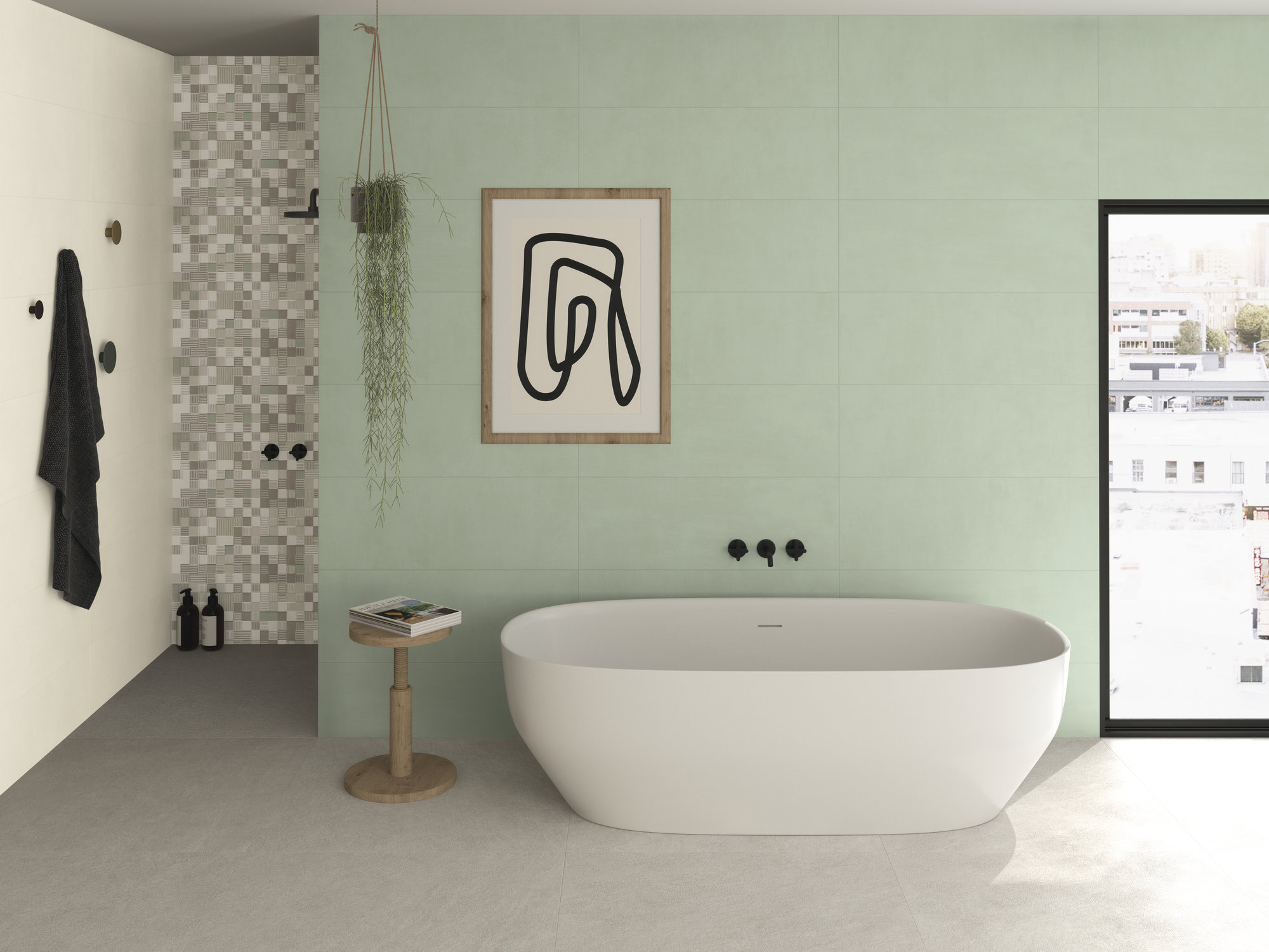26181 D.PALETTE ECRU MOSAIC/315X315 Peronda
