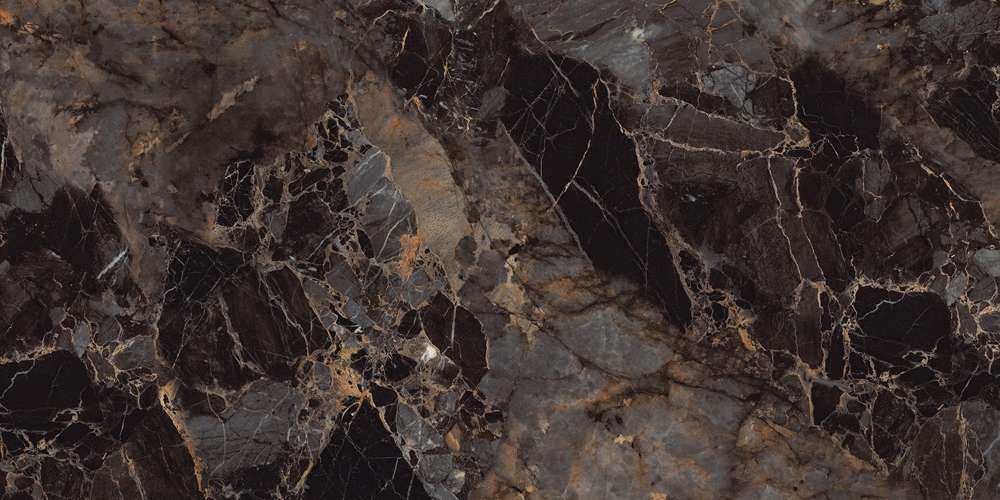 Rock 2005 Dark Gold Carving Polished 60x120 Casati Ceramica