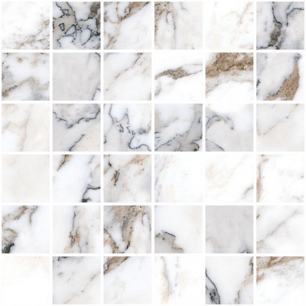 K949879LPR1VTE0 Marble-X Бреча Капрайа Белый ЛПР 30x30 Vitra