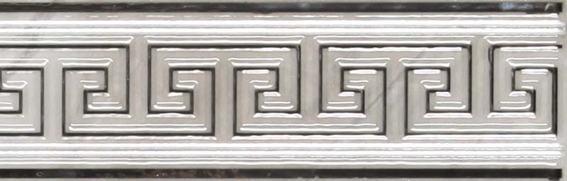A036742 Cenefa Coliseum Silver 8x25 Ape Ceramica