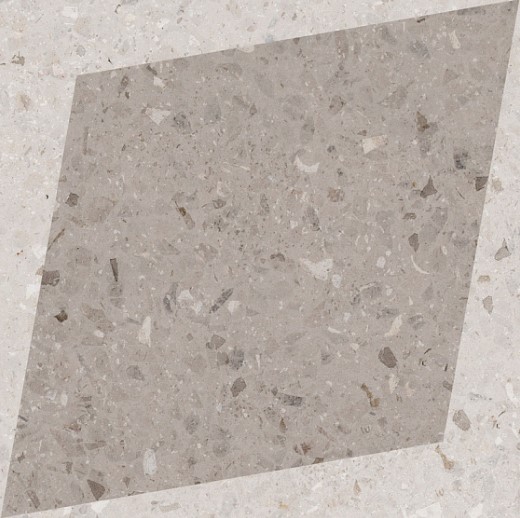 Natural Drops Rhombus Decor Taupe 18,5x18,5 WOW