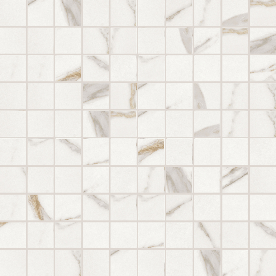 A2M8 Calacatta Gold Mosaico Lappato RT 30x30 Keope