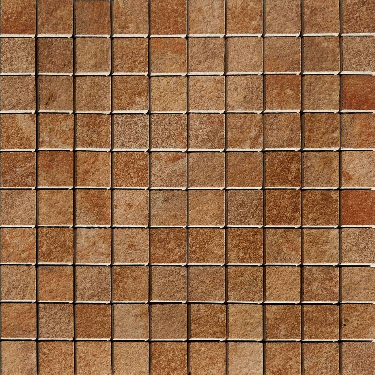 4704570 Amazzonia Mosaico Dragon Brown Naturale 2.5x2.5 30x30 Casalgrande Padana