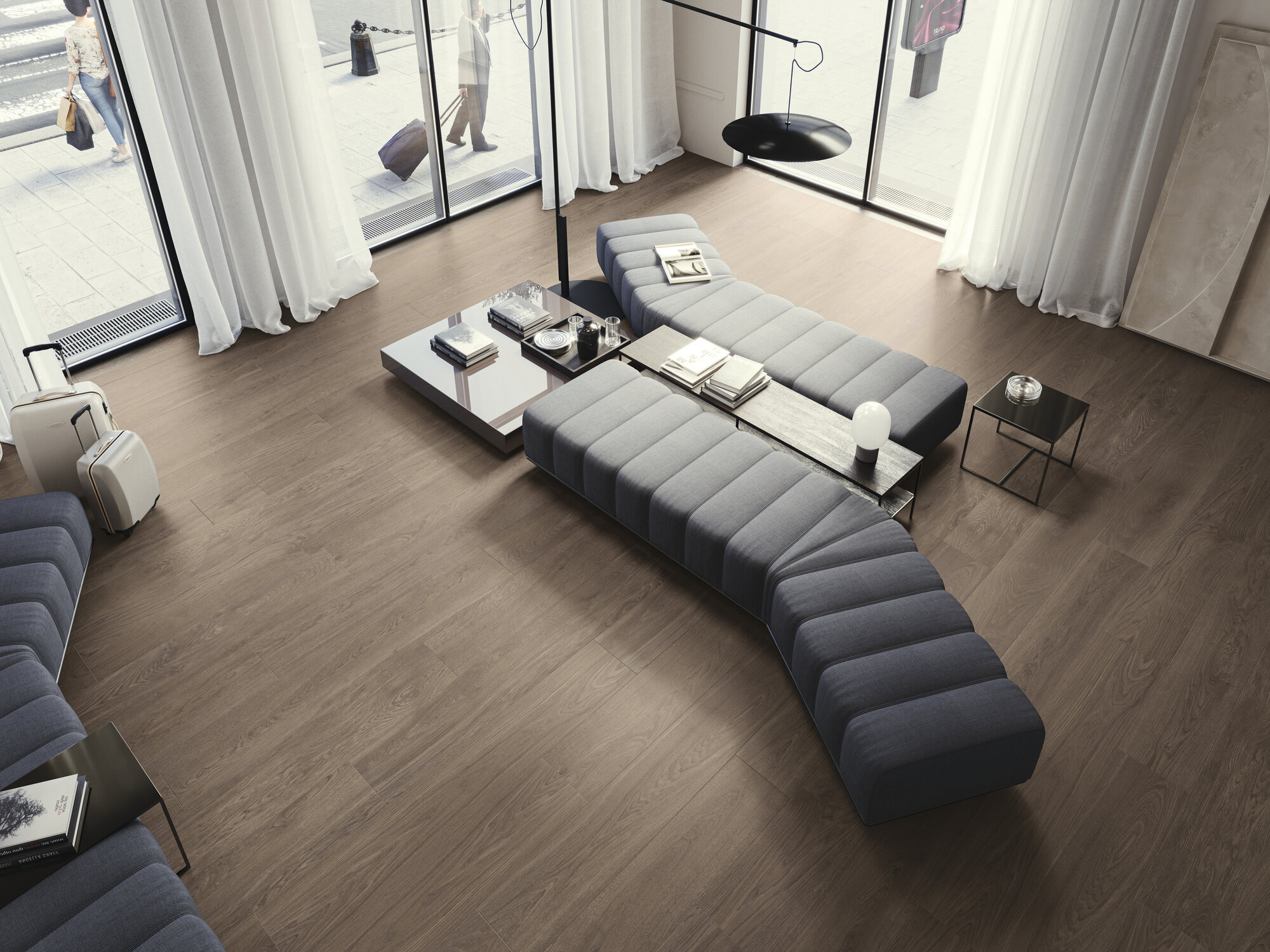 A042032 Authentic Oat Rect 25x150 Ape Ceramica