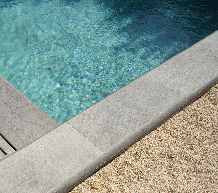 Внутренний угол закругленный Pool Garden Grey Handle 25x25 Serapool