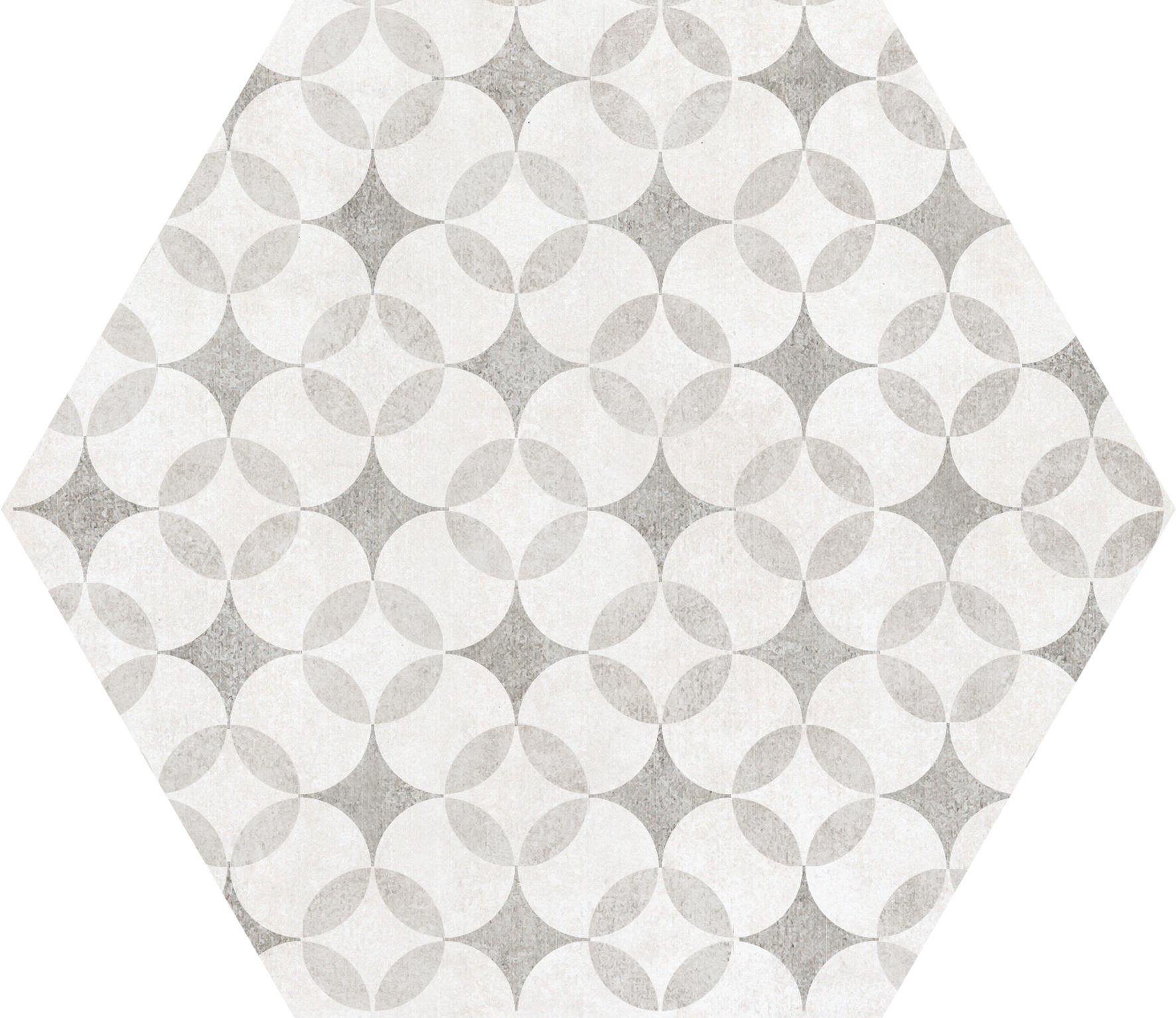 Atrium Hex Alpha Mix-Perla 25.8x29 Pamesa