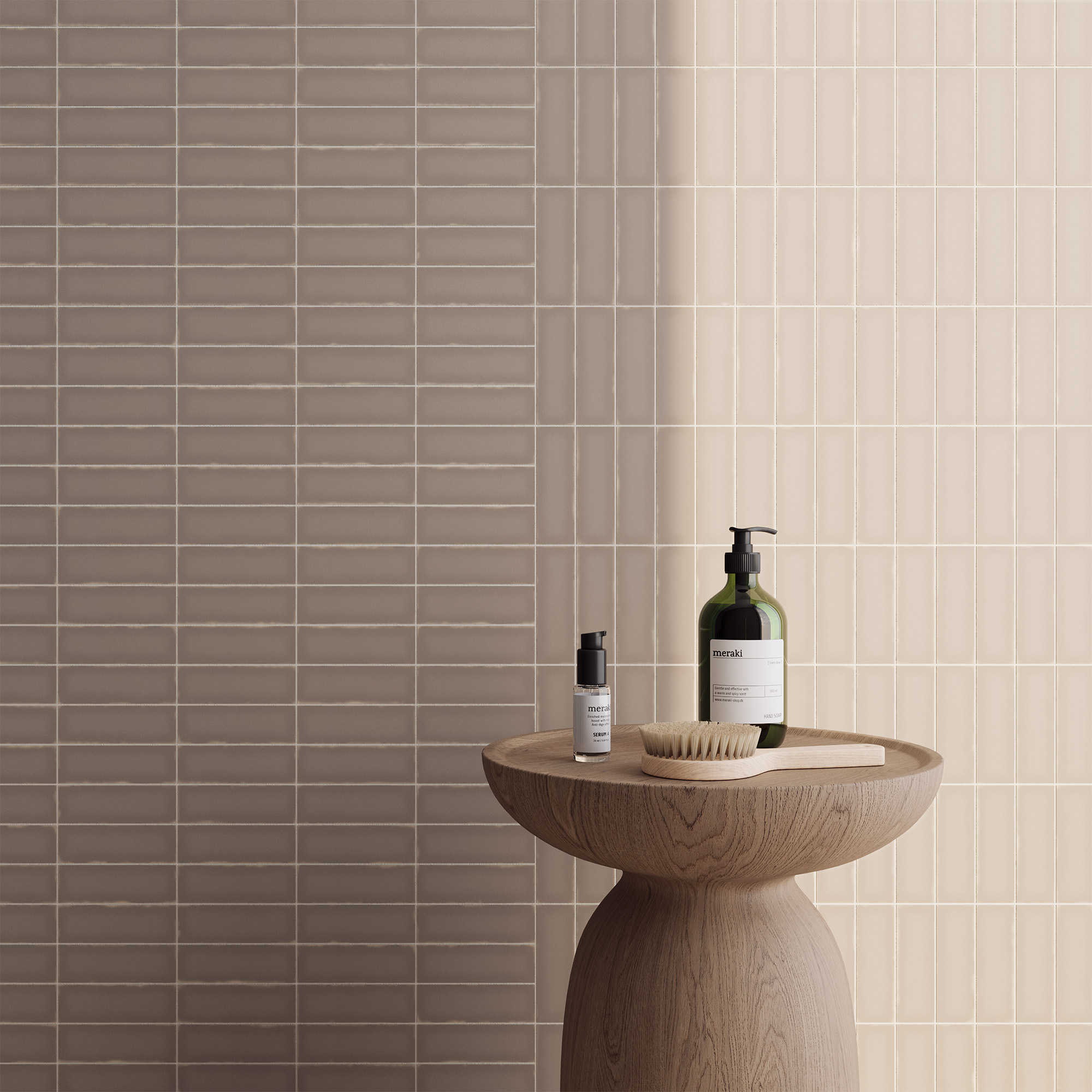 134436 Chalk Ice Grey 4x12.5 DNA Tiles фото 3