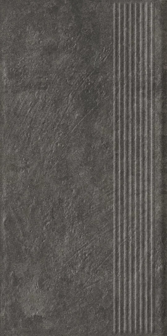 Carrizo Basalt Stopnica Prosta Struktura Mat 30x60 Paradyz