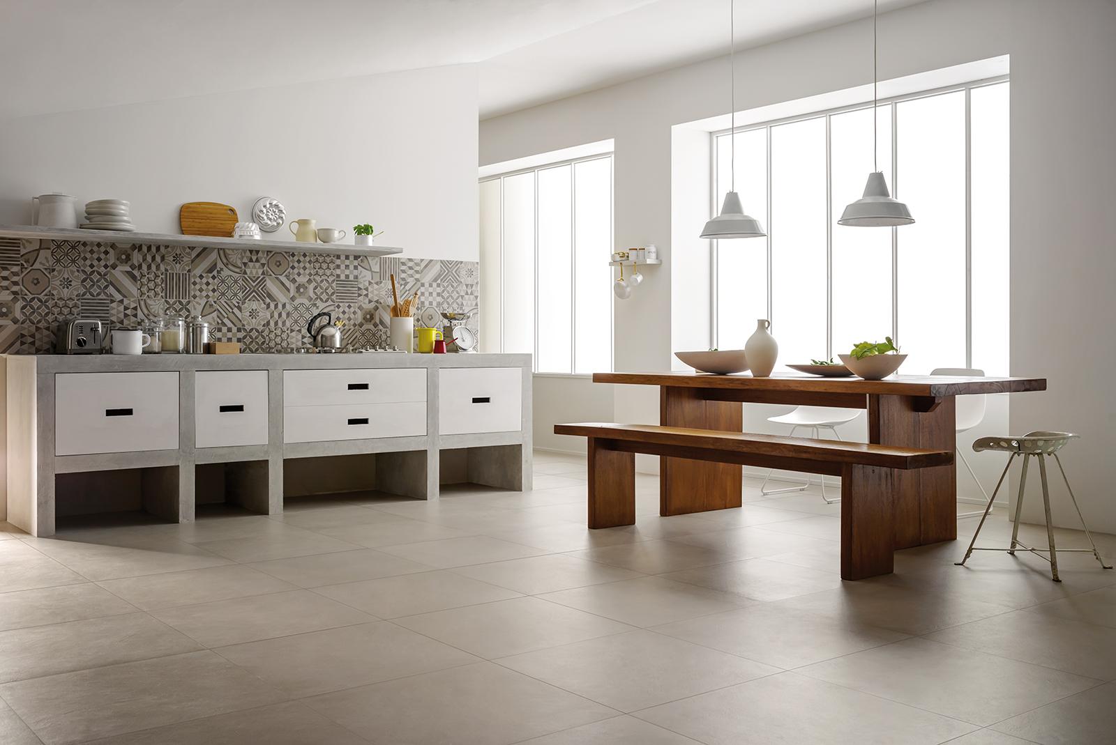 MM58 Block Grey Rett 90x90 MARAZZI Italy