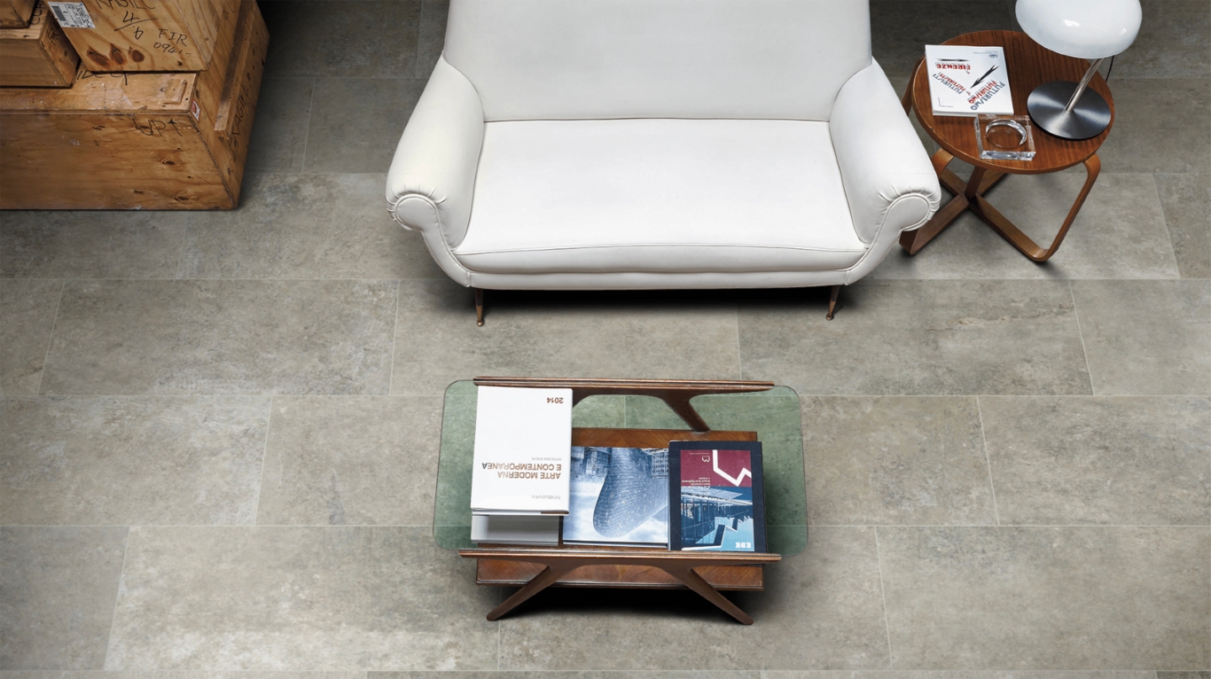 760908 Artifact Aged_White Mosaico 3x3 30x30 Cerim