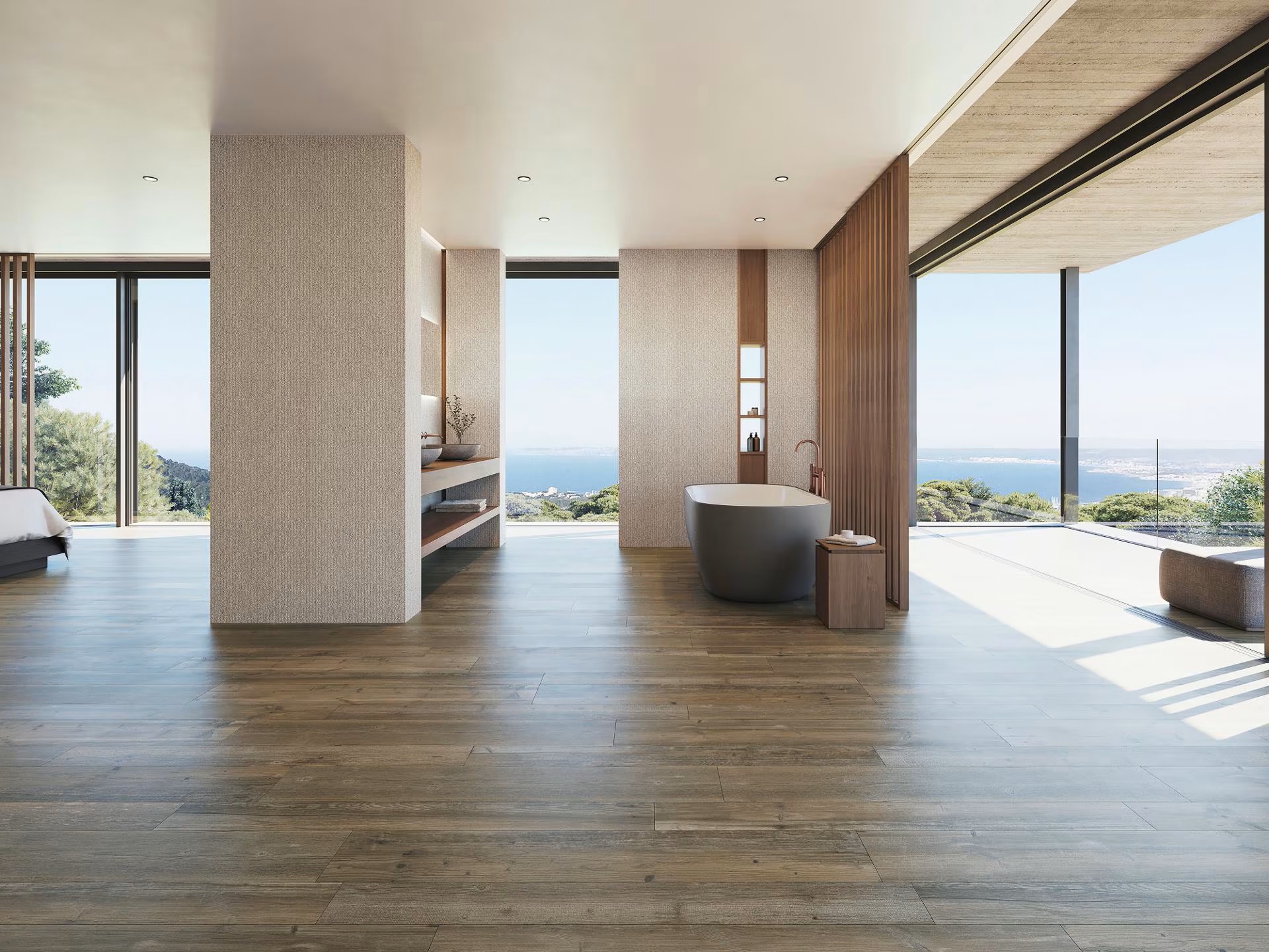100320033 Deco Treccia Natural 59.6x150 Porcelanosa