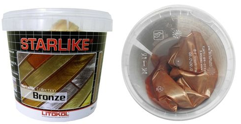 BRONZE Добавка бронзового цвета для STARLIKE 100 г LITOKOL