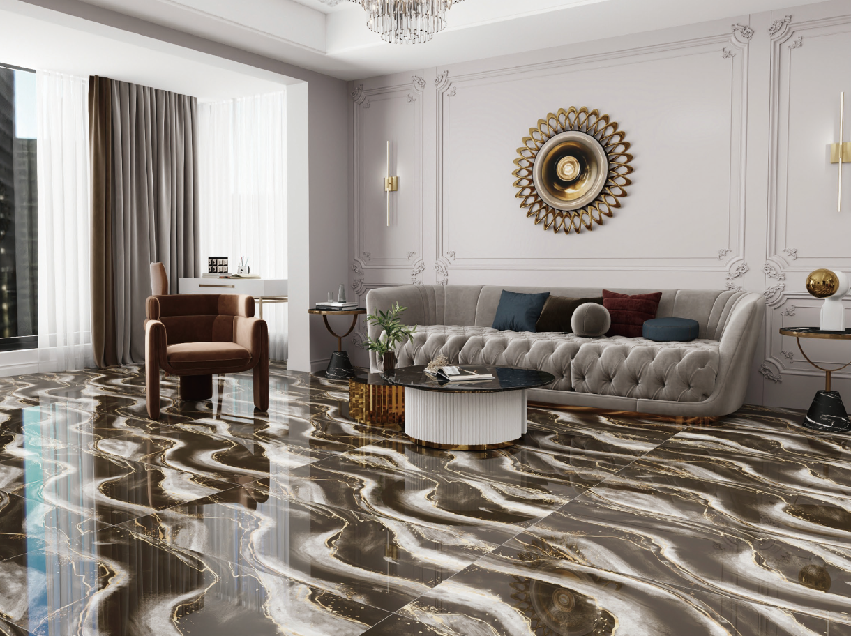 Polished Glazed Tiles KerAline