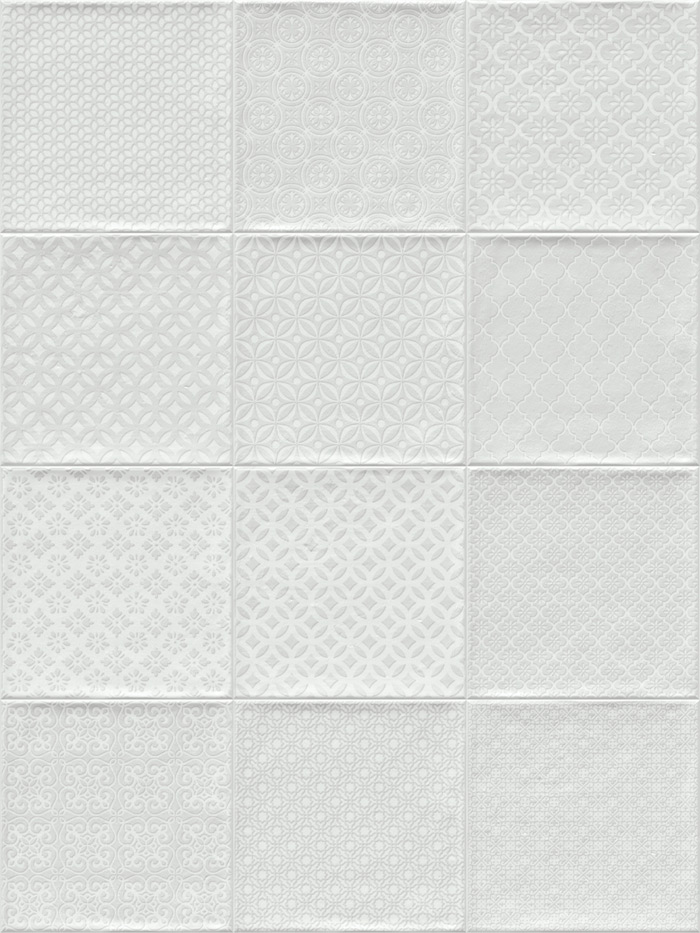 Bugis Blanco Mix 20x20 VIVES