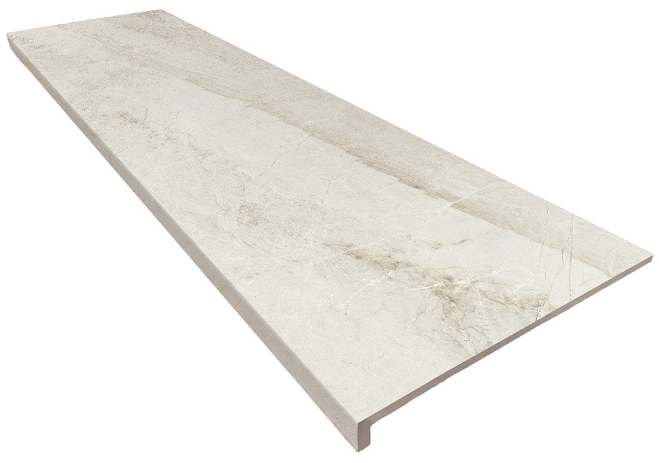 Ступень кантиковая Marble 401 Siena R9 1200х330х12 Kerastep