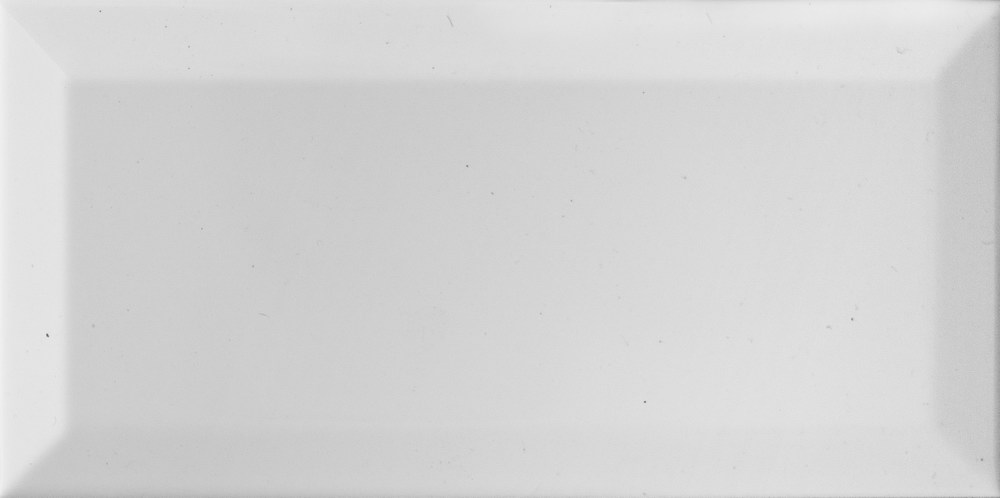 Blanco Brillo Bisel 10x20 Monopole Ceramica
