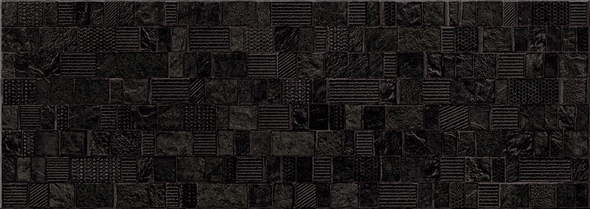 506811101 Commesso Nero Piazze 25,1х70,9 Eletto Ceramica