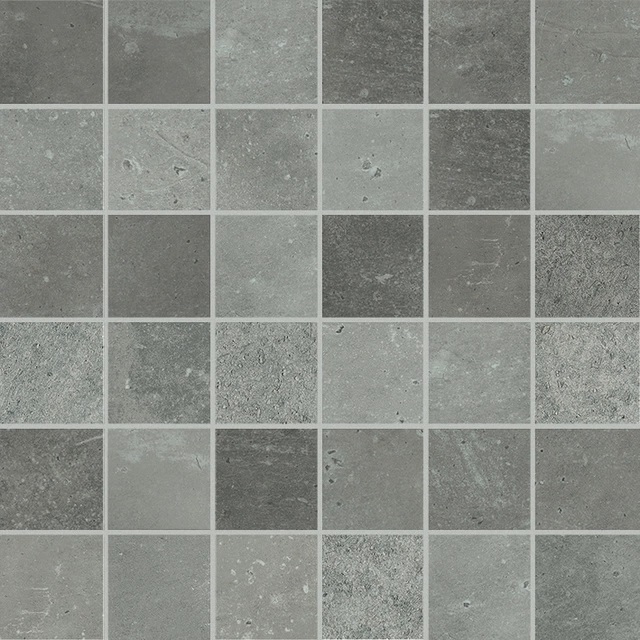 747473 Maps Graphite Mosaico 3D 30x30 Cerim