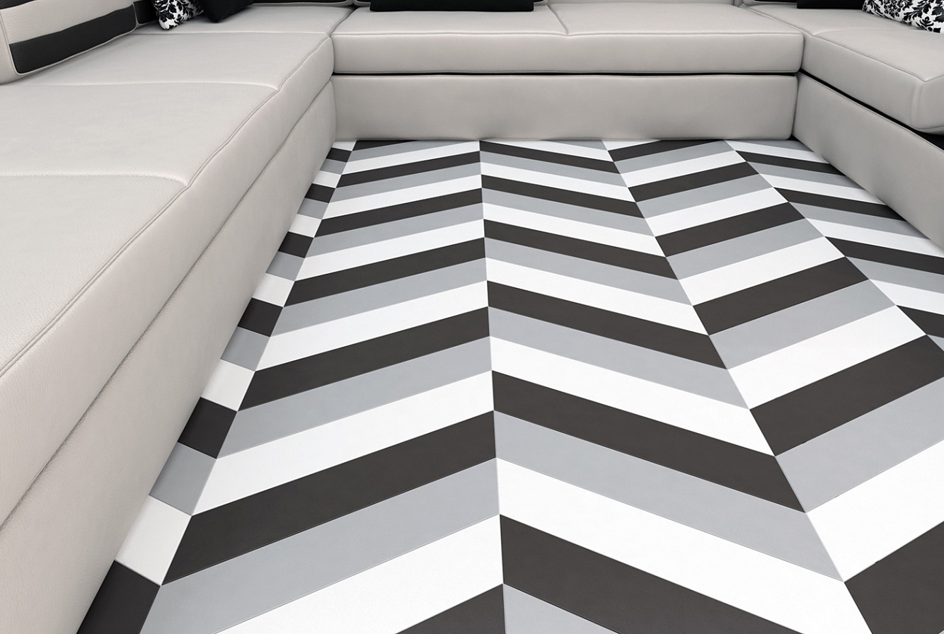 114043 TRIANGLE FLOOR R9 ASH GREY MATT 20.1x23.2 WOW