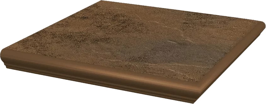 Semir Beige Ступень наружная с капиносом структурная 33х33 Paradyz