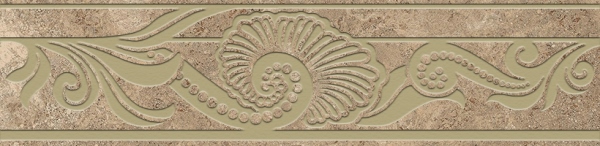 76033 FASCIA SABBIATA NOCE 10x40 Gardenia Orchidea (Versace)