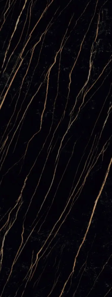 Sahara Noir High Gloss Спеченный камень 15mm 80x300 X Stone