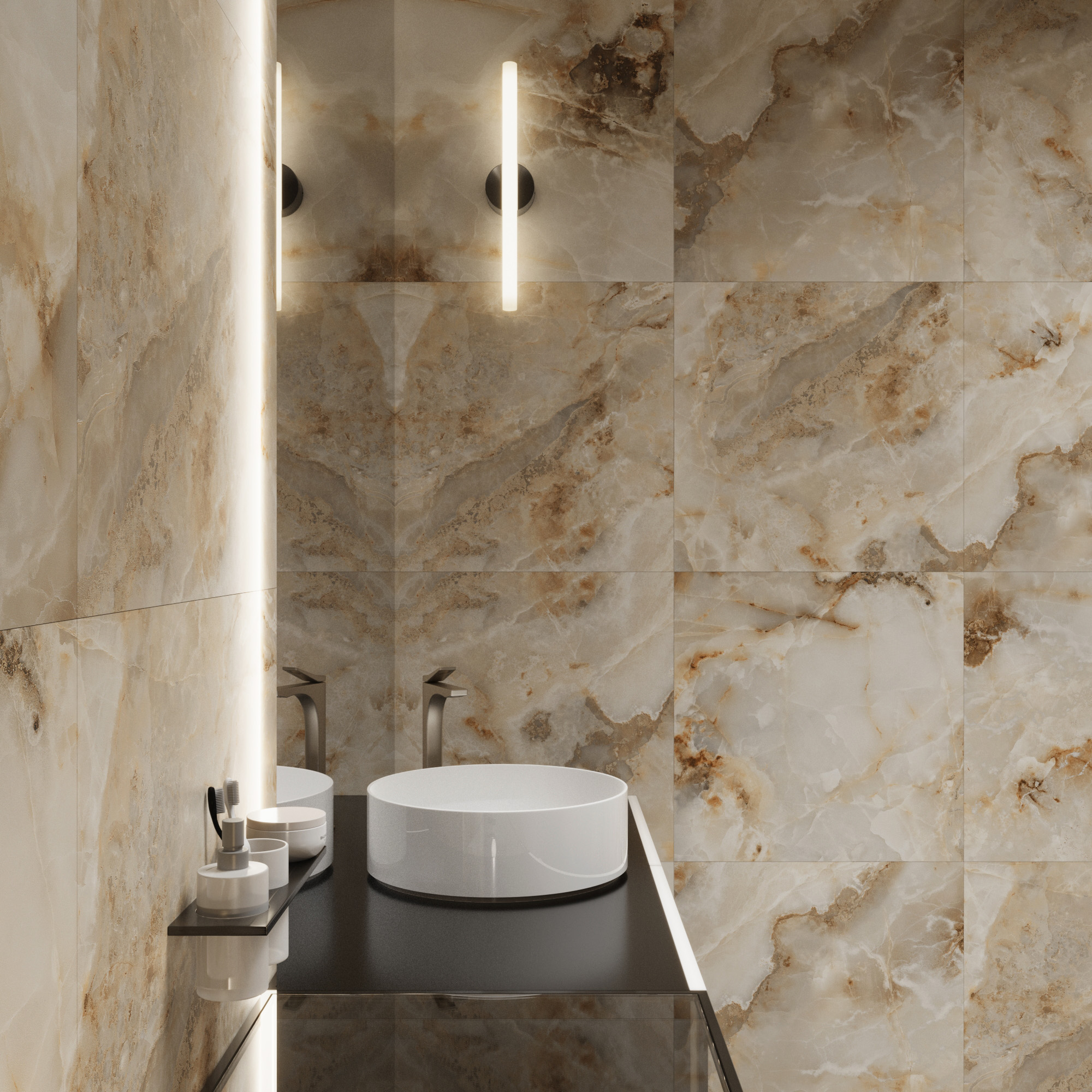RT6007-A Invisible Onyx Matt Rustic 60x60 Arcadia Ceramica фото 19