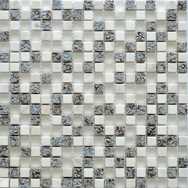 ASS 11 Камень и стекло 30x30 (чип 1.5x1.5) TonoMosaic