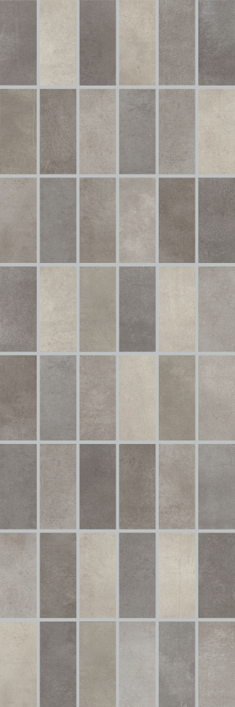 Fiori Grigio мозаика темно-серая 1064-0103(1064-0048) 20х60 Lasselsberger