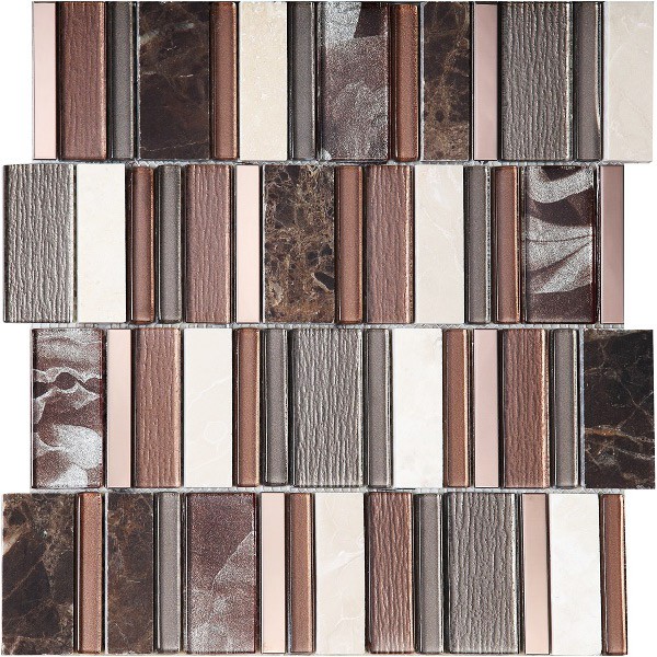 Stripes Cinnamon 30*30 Intermatex