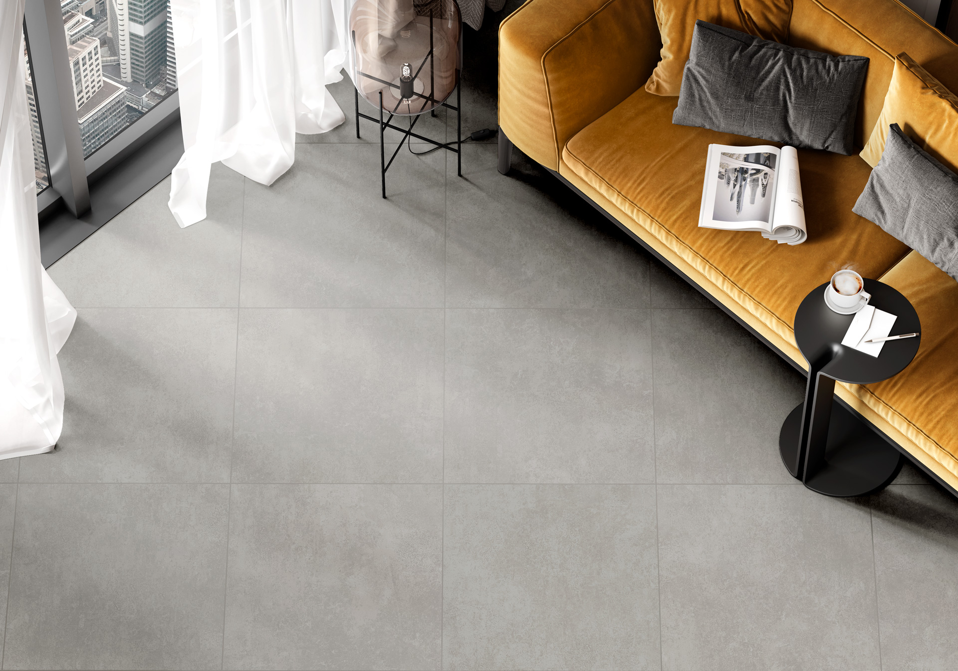 GFU6060BTP70R Beton Pro матовый граниль 600x600x9 Alma Ceramica (Уралкерамика) фото 15