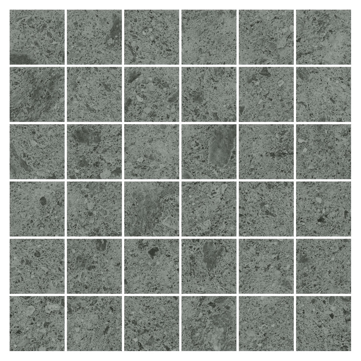 610110000349 Genesis Saturn Grey Mosaico 30x30 Italon
