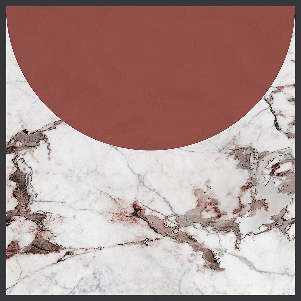 764135 Policroma Volta Breccia-Mattone Mat Ret 6mm 120x120 Cedit