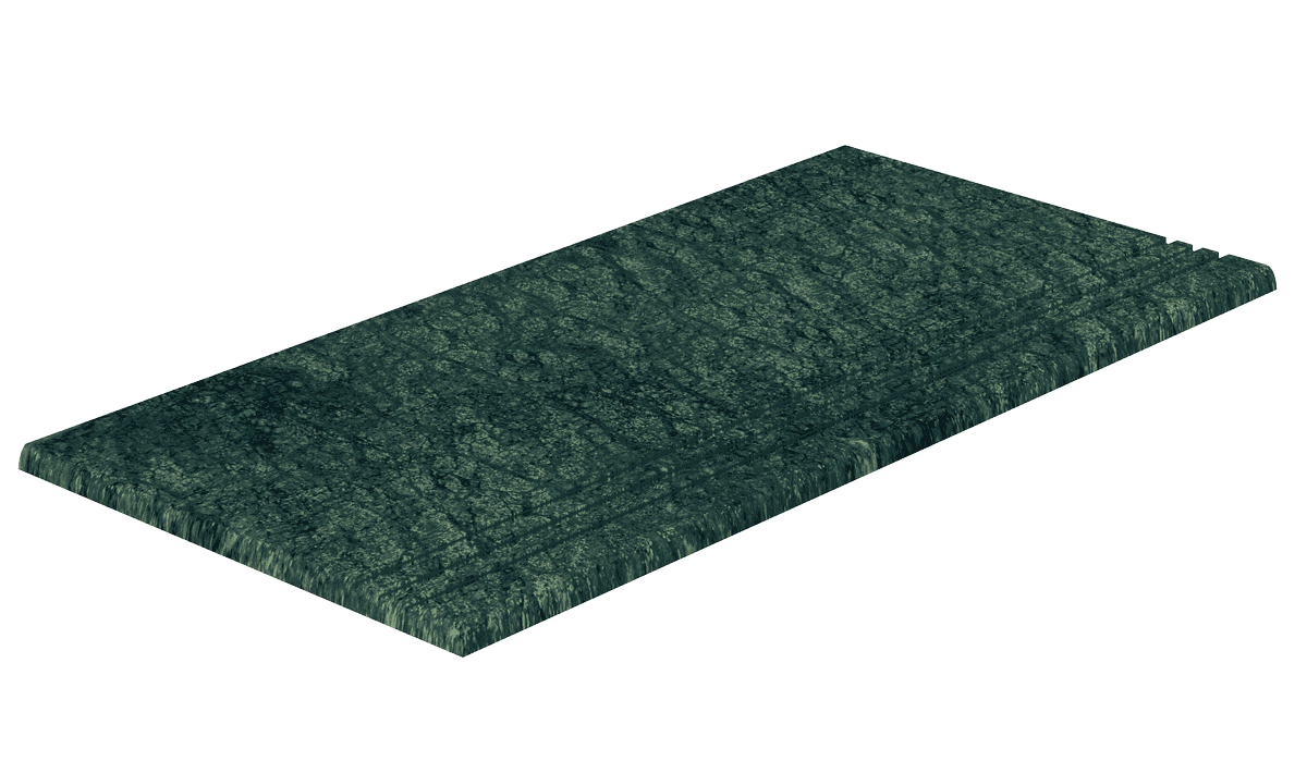 VGSCL Ступень Verde Guatemala Left Antislip 33х66 Serapool