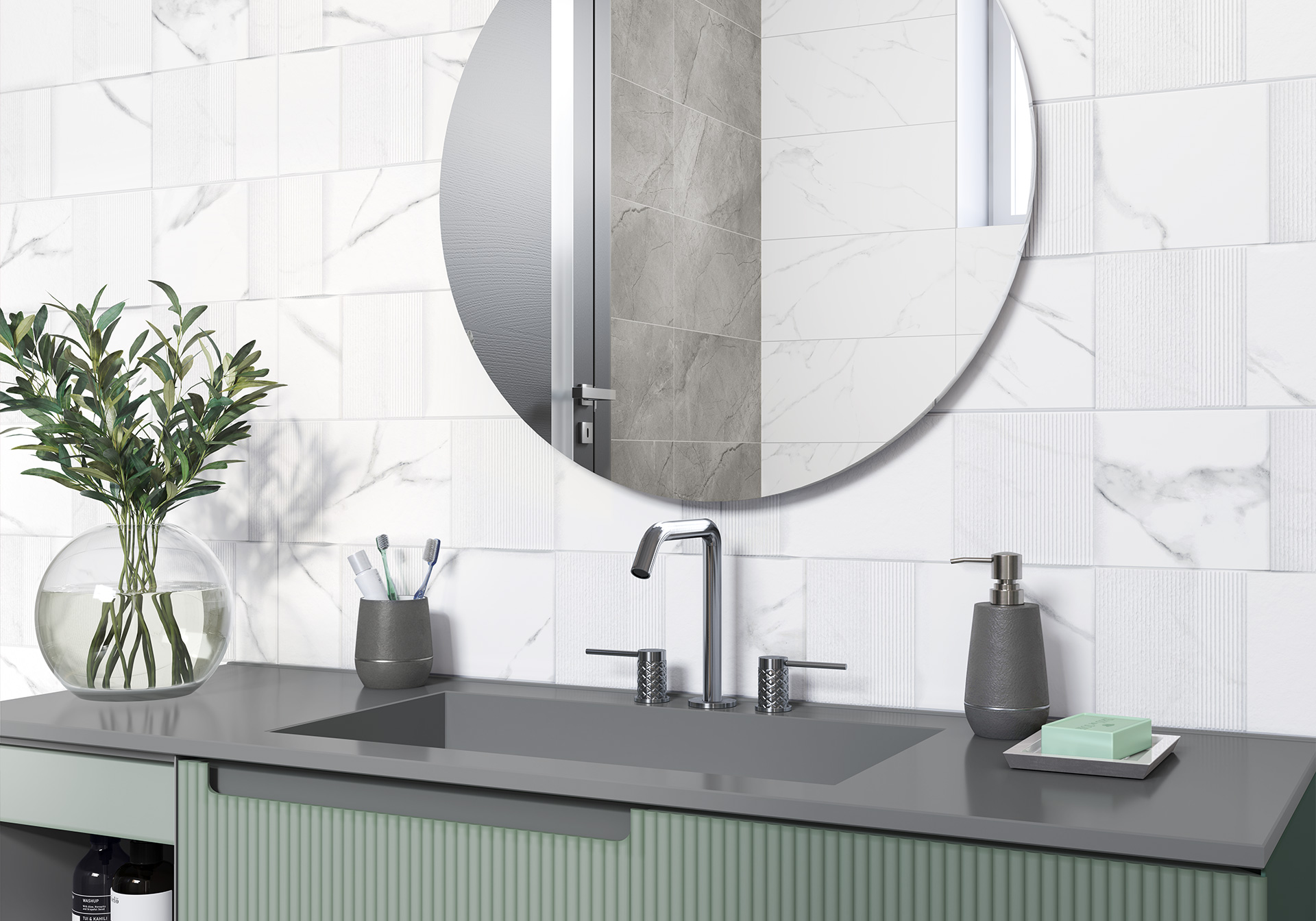 GFA3060CRR00R Carrara матовый 300x600x7 Alma Ceramica (Уралкерамика) фото 14