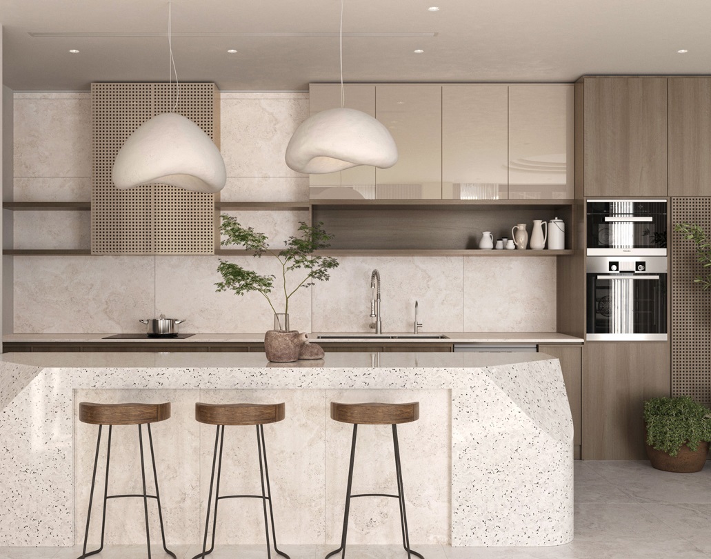 S4441C Pietra Beige Carving 60x120 Buono Ceramica
