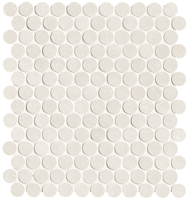 fTAX Still Gesso Round Mosaico Matt 29,5x32,5 FAP Ceramiche