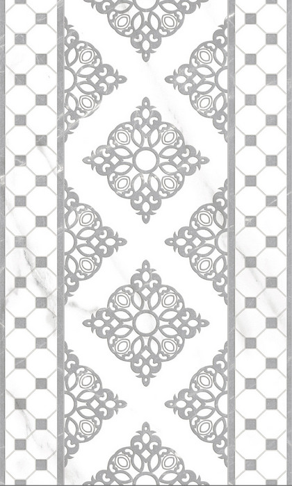 Elegance Grey decor 01 30x50 Gracia Ceramica