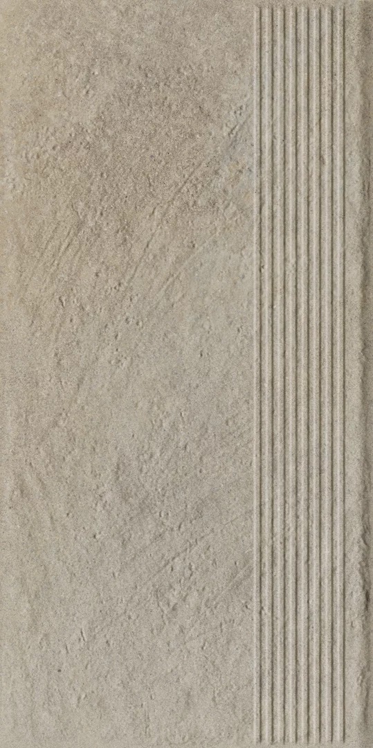 Eremite Crema Stopnica Prosta Struktura Mat 30x60 Paradyz