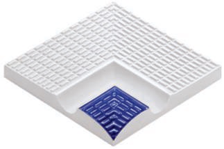 30207 Внутренний угол поручня с сетчатой поверхностью Cobalt 12x12 Serapool