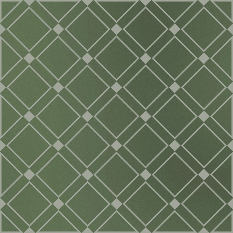 KMD3STA015GN Декор Бахия 1 зелёный глянцевый 9,8x9,8x0,7 Kerama Marazzi