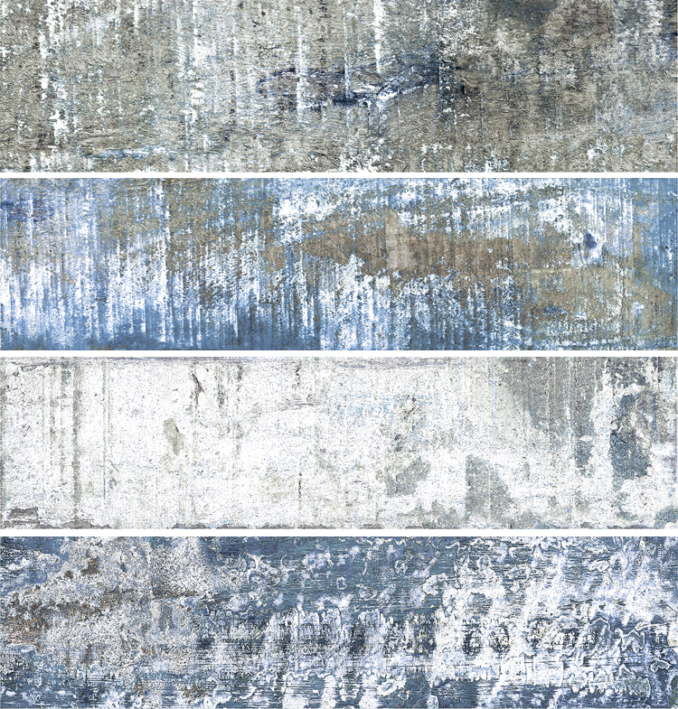 COLONIAL Wood White Brillo Mix 7,5x30 Cifre