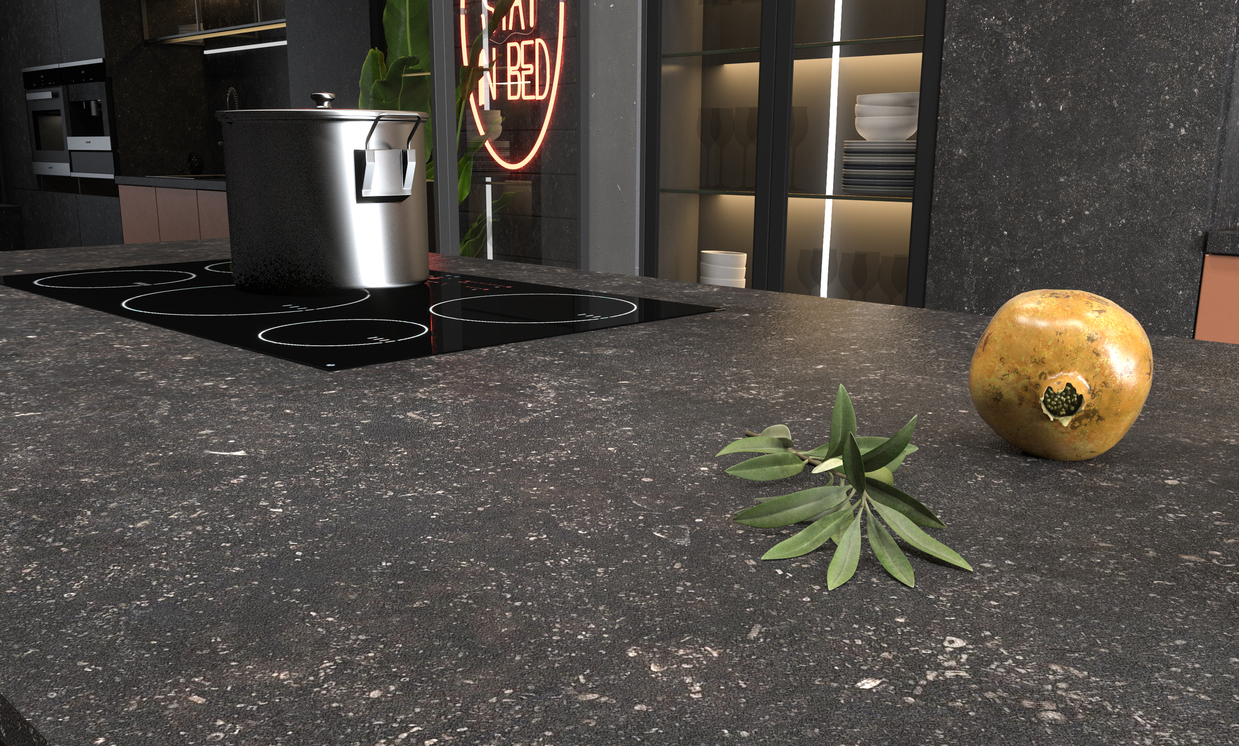 Galaxy Lapatto Спеченный камень 1600x3200x12 Delfone фото 3