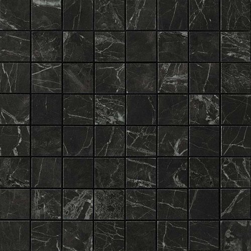 ADQN Marvel Noir St.Laurent Mosaico Matt 30x30 Atlas Concorde
