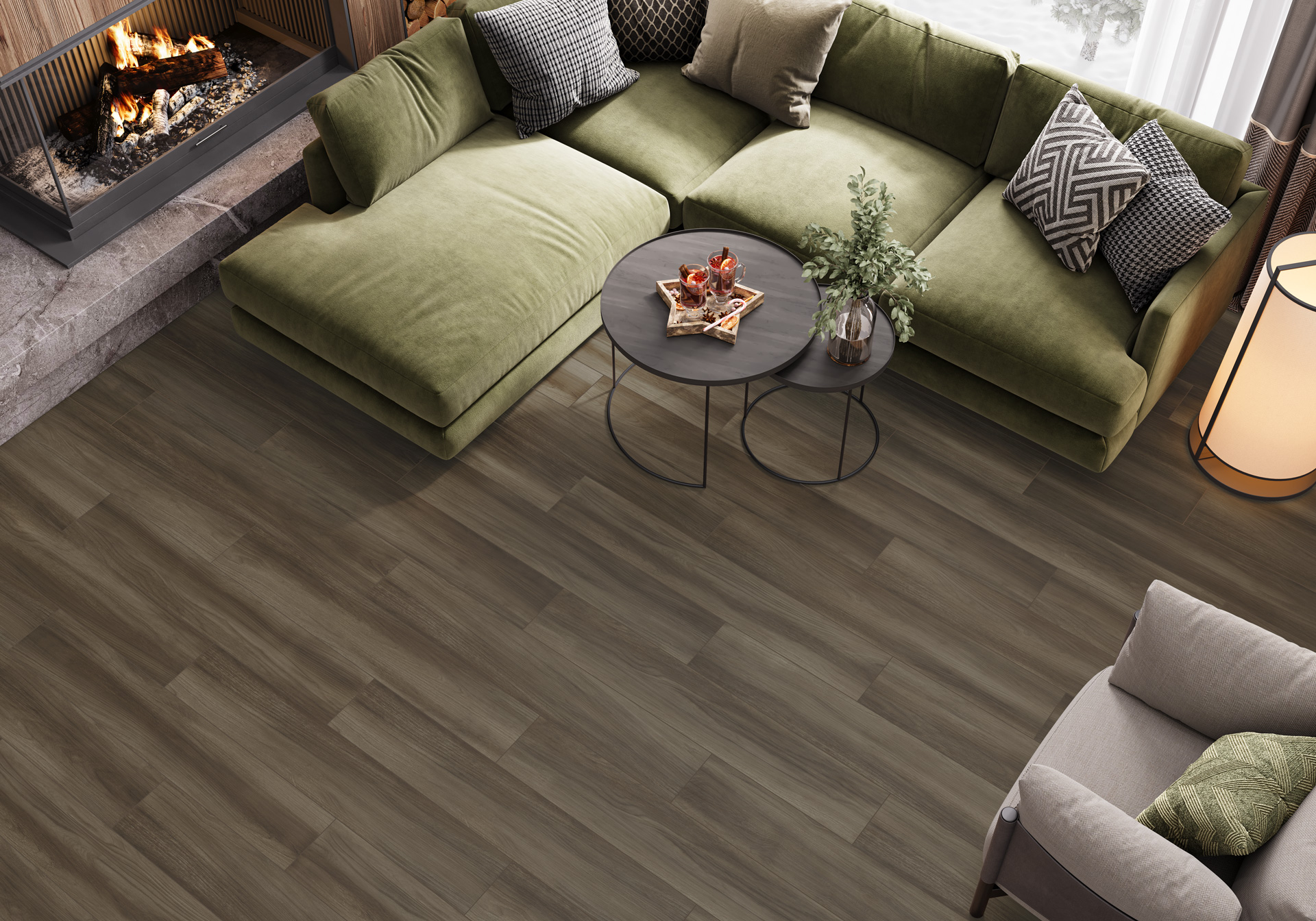 GP20120APC21 Apricot Marron матовый 200x1200x9 Artkera Group