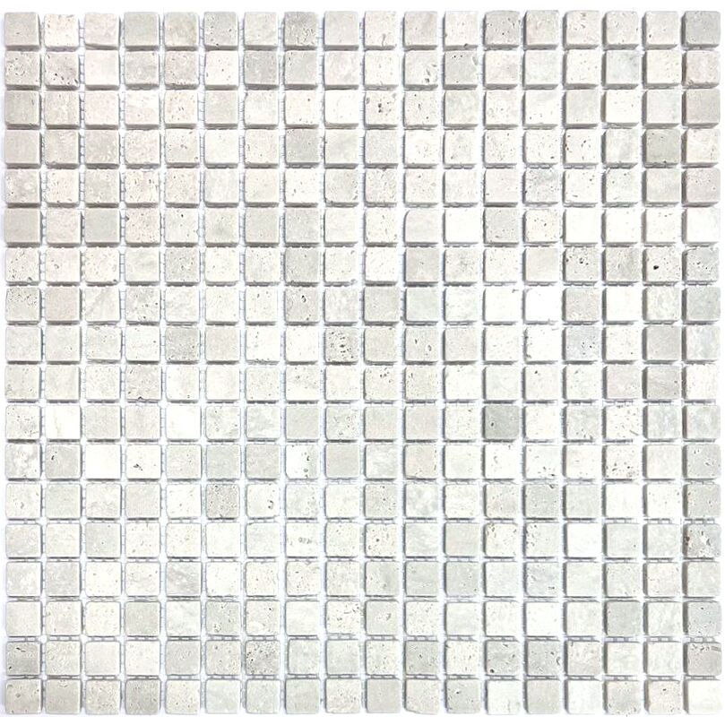 Travertine Gray Tum 15х15х4 305x305 Orro Mosaic