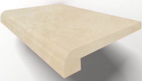 MB006-IV Ivory Beige Solid Mb006 100x30 Marmocer