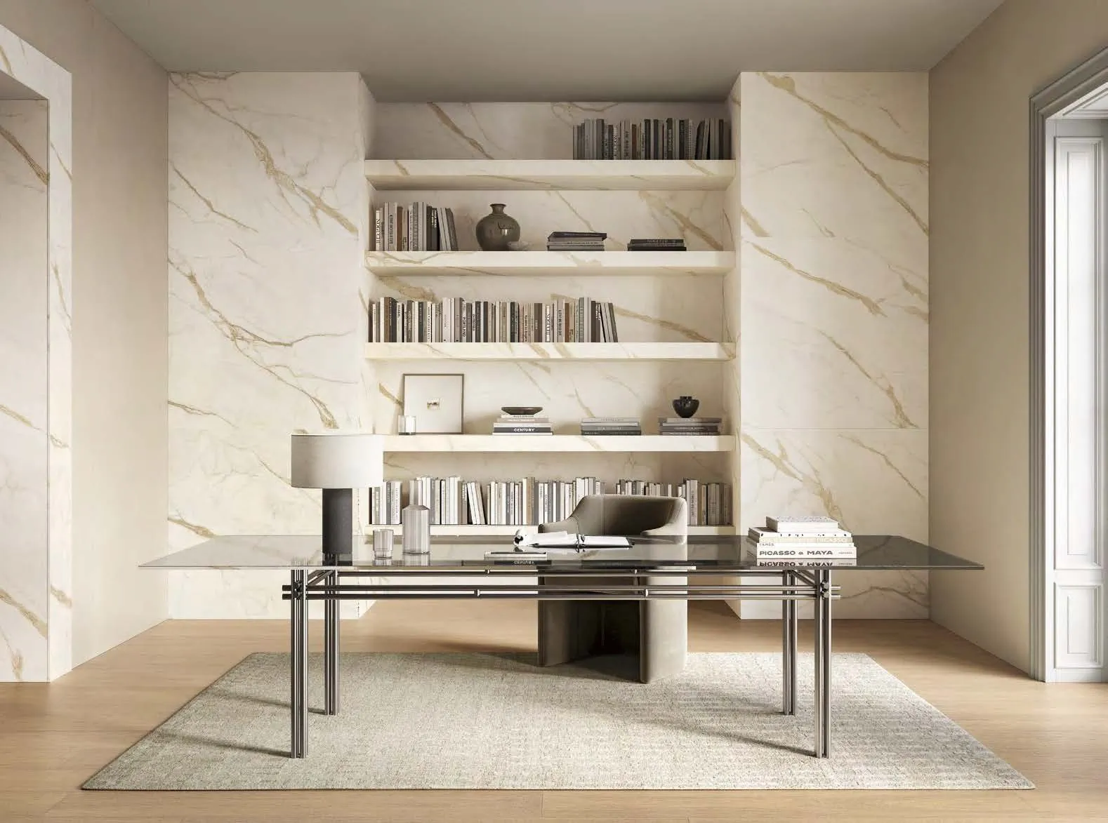 MT01BAS Calacatta Extra Stripe SQ. 60x120 Italgraniti фото 4